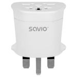 SAVIO AP-05 power adapter/inverter Indoor 2500 W valge