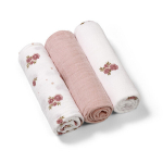 Musliinist m&auml;hkmete komplekt BabyOno 348/13, roosa, 70x70 cm, 0+ kuud.