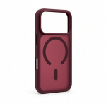 Evelatus Apple iPhone 18 Pro Silver-Shield Skin Feel 2-in-1 MagSafe Case Burgundy