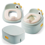 Lastepott Moby-System 3 &uuml;hes, pritsmekaitsega, salveiroheline, 39 &times; 32 &times; 17 cm