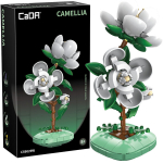 CaDA konstruktsiooniklotsid komplekt Kamelia potis 23 cm C59029W 301 elementi, uniwersalny