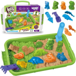 Woopie Kineetiline Liiv 1,5 kg XXL ZOO Safari Komplekt Loomade Mouldidega, Universaalne