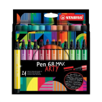 Stabilo Pen 68 Max 24 v&auml;rvi komplekt &uuml;mbrisega