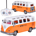 Valgustusega buss Retro City Bus, juhitav puldiga Rc0677