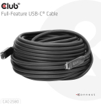 CABLE USB-C 15M/M/M CAC-2580 CLUB3D CAC-2580 (8719214473662)