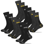 JEEP Meeste Vastupidavad Sokid, Puuvill, Kollased, 6 Paari Komplekt, 39-42