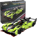 CaDA ehitusplokid Auto 54 cm roheline v&otilde;idus&otilde;iduauto Phantom Wing auto 1817 tk 1:10, uniwersalny
