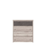 Kummut Mebelbos Jazz 4s, 86,6x40,3x95,2 cm, pruun