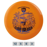 Diskvihma-/Discgolfi ketas DISCMANIA Distance Driver Q-LINE PREMIER Cloudbreaker Gannon Buhr Signature Orange 12/5/0/3