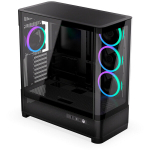 Korpus Arvutikorpus - ENDORFY Aquarius 8000 Corona, ATX/Mini-ITX, K&uuml;ljeklaas, Must