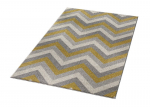 Vaip Hanse Home Chateau Chevron Grey Cream 70x140 cm