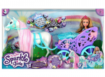 Nukk hobuse ja vankriga Sparkle Girlz, 24734