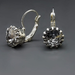 Naiste k&otilde;rvar&otilde;ngad Diamond Sky &bdquo;Vintage VI (Black Patina)&ldquo; koos Swarovski kristallidega