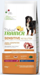Kuivtoit koertele pardilihaga Natural Trainer Sensitive No Gluten keskmist ja suurt t&otilde;ugu koertele, 12 kg
