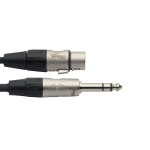 Stagg REAN XLR/f - stereo JACK 6.3, 6m