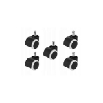 Rataste komplekt kontoritoolile (5 tk)