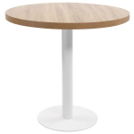 vidaXL bistroolaud, helepruun, 80 cm, MDF