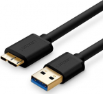 Ugreen USB - micro USB Type B SuperSpeed 3.0 kaabel 1m, must 10841