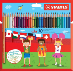 V&auml;rvilised pliiatsid Stabilo, 30 tk