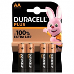 Duracell Patareid 4 tk aluseliste AA Duracell Plus, 1,5V LR06