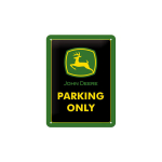 Metallplaat 15x20cm / John Deere Parking Only