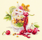 Tikkimiskomplekt Magic Needle "Cherry Dessert" 120-081