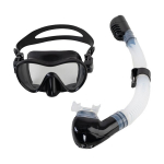 Laste komplekt Scorpena mask+snorkeling toru,musta v&auml;rvi
