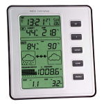 Juhtmeta ilmajaam tuule- ja vihmam&otilde;&otilde;turiga STRATOS 35.1077