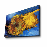 Reproduktsioon Two Cut Sunflowers