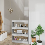 vidaXL raamatukapp, hall Sonoma, 80x30x103 cm, tehispuit