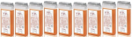 Vahapadrun rullikuga Italwax TopFormula, Coral, 18 x 100 ml