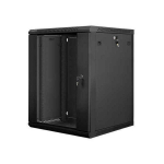 Seina kapp - LANBERG - 15u - 600x600mm - Must - Lihtne paigaldus