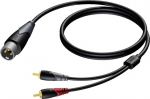 Procab CLA703/1.5, RCA/XLR, 1.5 m