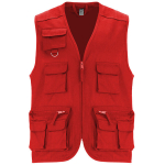 Meeste mitmeotstarbeline vest VENERA, punane