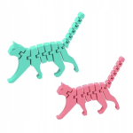 3D voltitav pusle LeanToys Cat Puzzle Fidget 24584