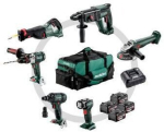 Juhtmevaba t&ouml;&ouml;riistade komplekt - Metabo - 6.1SB 18 LTX - 6 masinat - 2 akut - Professionaalne