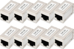 Digitus v&otilde;rgu&uuml;hendus DN-93905-10, 10 tk, RJ45 pesa, CAT 6A, varjestatud, 500 MHz, fosforpronks, 8 kontakti