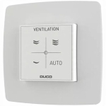 DUCO CO2 ruumisensor juhtimisega RF/kaabel, 0000-4604, 6.9cm, 5.55cm, 6.9cm, temperatuuri m&otilde;&otilde;tmine, ventilatsiooni juhtimine