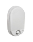 Maclean LED lamp liikumisanduriga MCE340 W, 15 W, 1100 lm, 4000 &deg;K, IP54, plastikust korpus