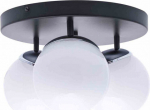 Milagro Ceiling lamp SFERA BLACK / CHROM 3xE14