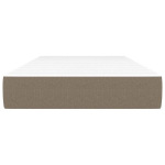 vidaXL vedrumadrats, pruunikashall, 90x200x20 cm, kangas