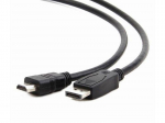 GEMBIRD Kaabel DISPLAYPORT M -> HDMI M 1M
