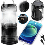 P&auml;ikeseenergiapangaga Tourist matkalamp, 230V, patareid