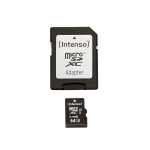 Telefoni m&auml;lukaart MicroSD M&auml;likaart koos Adapteriga INTENSO 34234 UHS-I XC Premium Must
