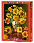 Pusle Castorland Puzzle Sunflowers in a Peacock Vase, 1000-osaline