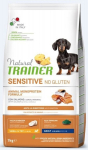 Kuivtoit koertele l&otilde;hega Natural Trainer Sensitive No Gluten v&auml;ikestele ja eriti v&auml;ikestele koerat&otilde;ugudele, 7 kg