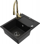 Graniitk&ouml;&ouml;givalamu Mexen Enzo segisti ja sifooniga, Black+Gold