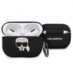Karl Lagerfeldi &uuml;mbris Airpods Pro jaoks KLACAPSILGLBK must silikoon Iconic