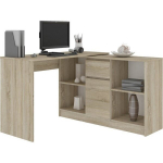 Kirjutuslaud kummutiga NORE B17, tamm