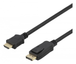 Deltaco, DP/HDMI, 10 m